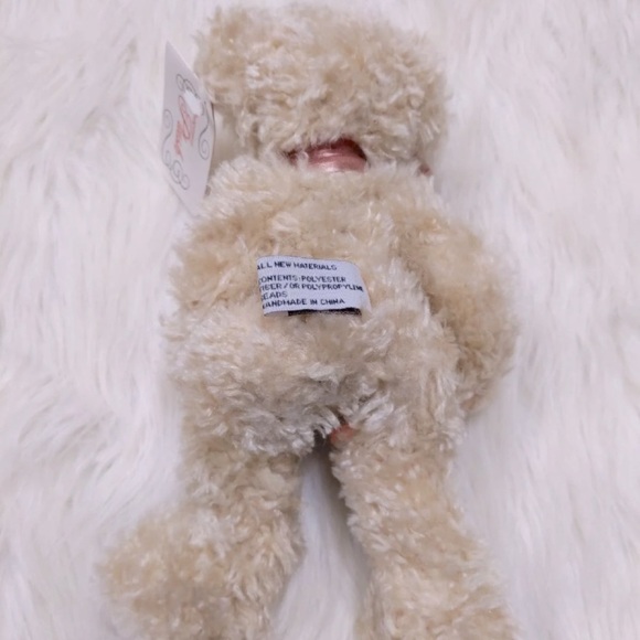 Progressive Plush tan vintage soft small teddy bear
 9 1/4 inches tall - Picture 4 of 4